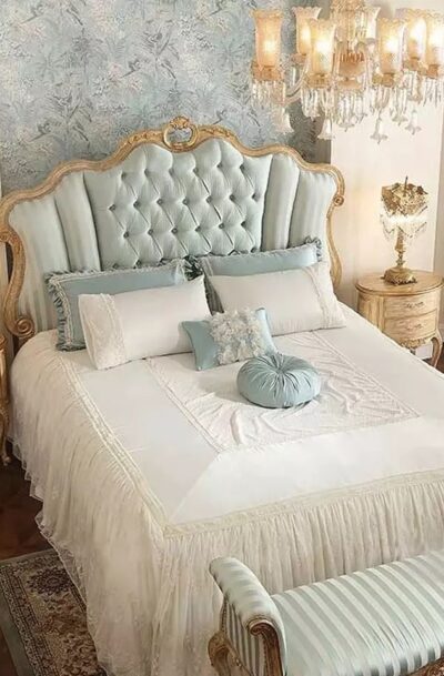 Cheap French Luxury Bed Antique King Size Bedroom Classic