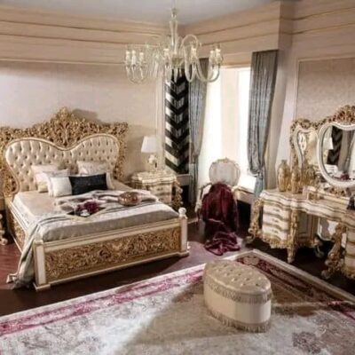 Royal Bed With Side Table