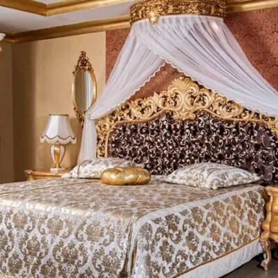 Royal Bed With Side Table