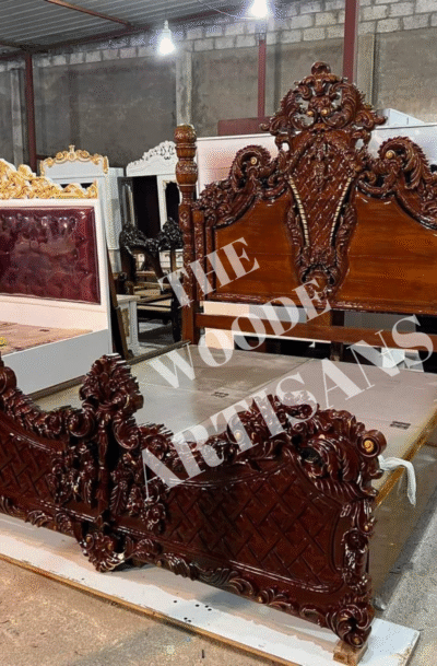 Royal Bed With Side Table