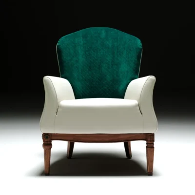 Luxury Designer Upholstered Armchair – Modern Italian Style