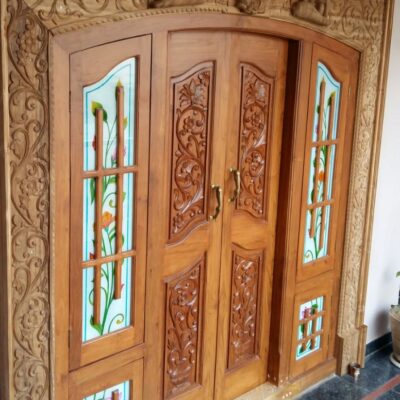 "Luxury Wooden Door for Sophisticated Elegance | The Wooden Artisans"