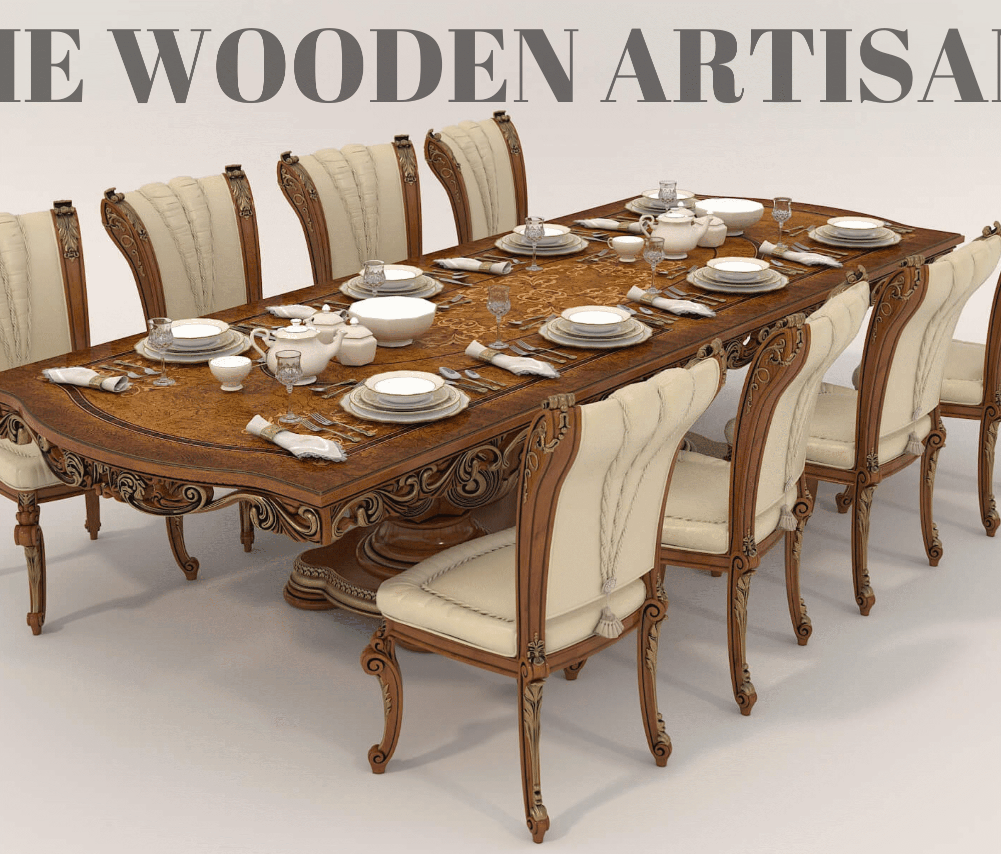 Classic Designer Dinning Table The Wooden Artisans