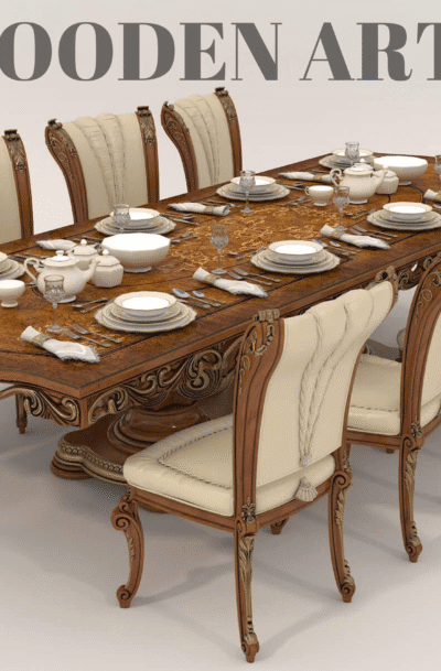 Classic Designer Dinning Table The Wooden Artisans