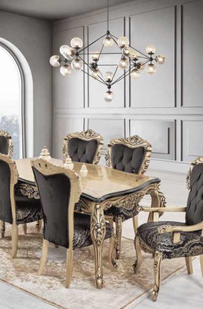 "Elevate Your Dining with the Royal Table by The Wooden Artisans"