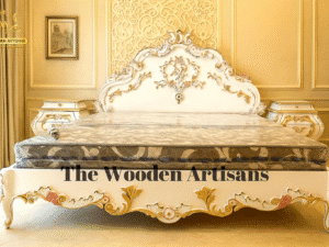 luxury wooden bed