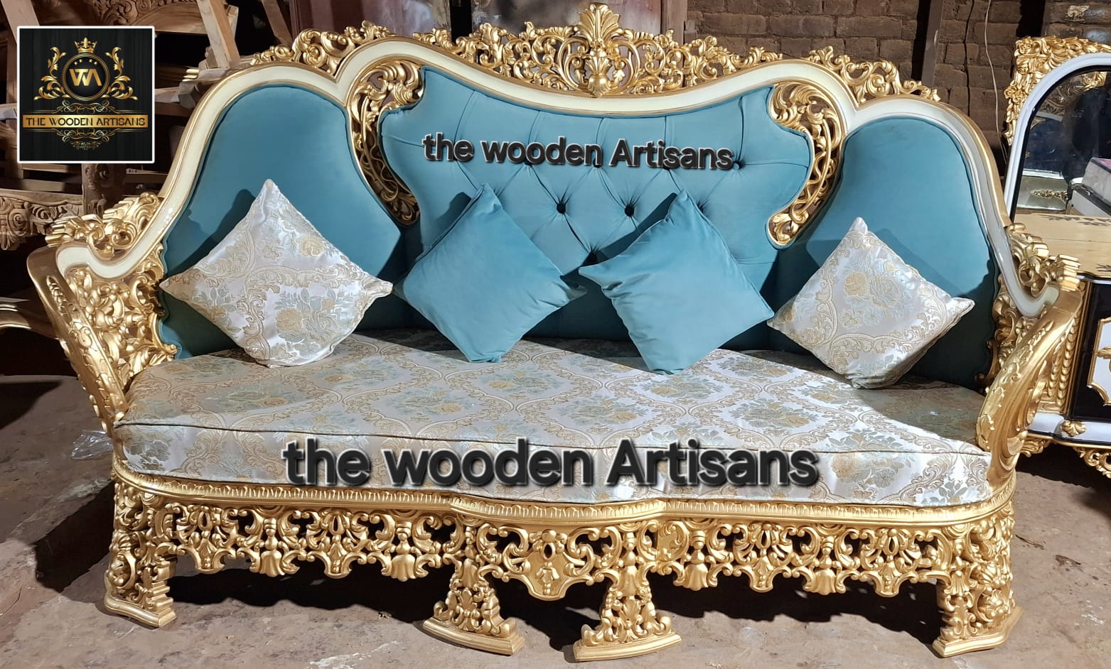 Luxury Wooden Sofa