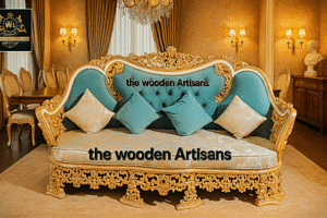 Luxury Wooden Sofa